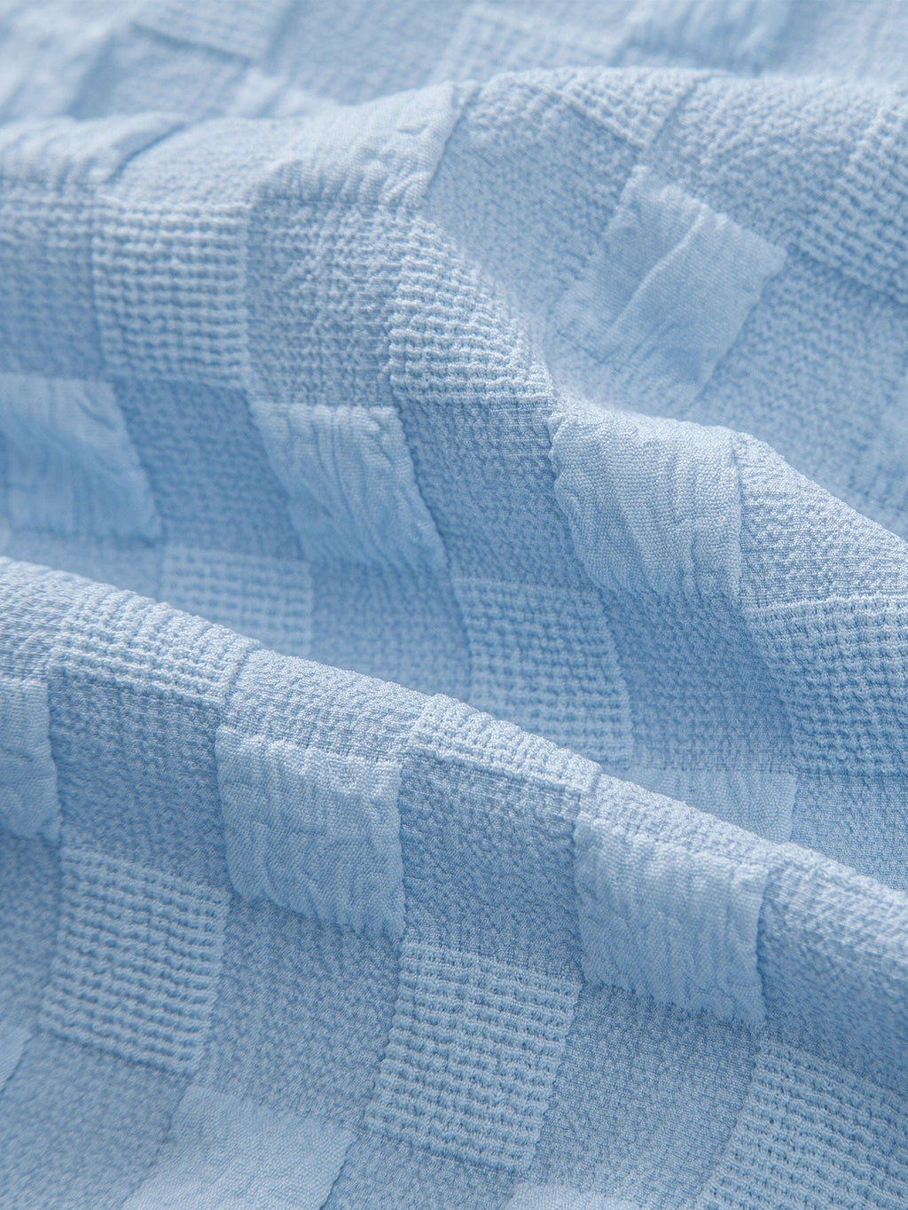 Set – košile a krátké kalhoty s kostkovaným jacquard vzorem