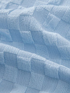 Set – košile a krátké kalhoty s kostkovaným jacquard vzorem