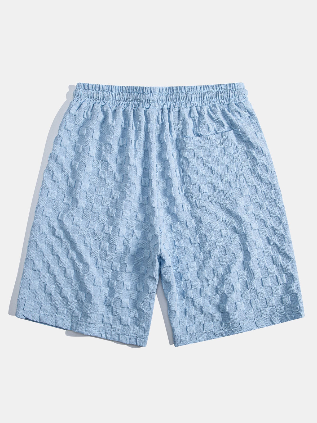 Set – košile a krátké kalhoty s kostkovaným jacquard vzorem