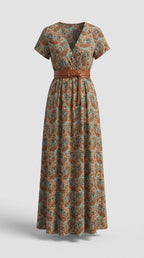 Elegantní boho maxi šaty z lehké viskózy