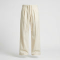 Elegantní pánské bílé jogger kalhoty – oversize střih