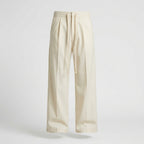 Elegantní pánské bílé jogger kalhoty – oversize střih
