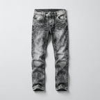 Jeans Rectos Hombre Hip Hop de Denim Resistente
