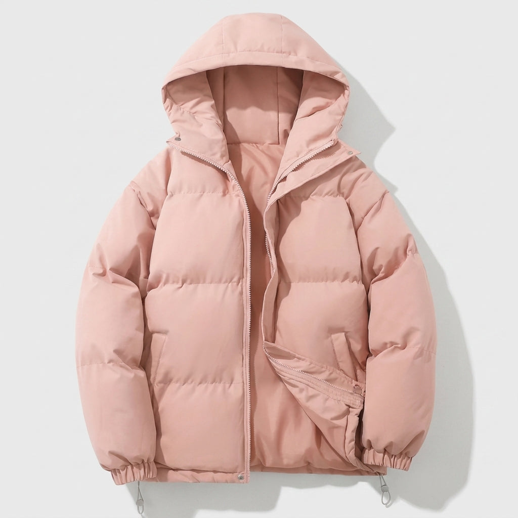Prošívaná zimní parka – teplá a lehká