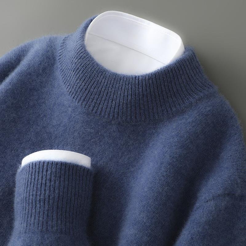Pánský svetr 100% kašmír – klasický styl