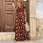 Elegantní boho maxi šaty z lehké viskózy