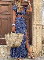 Elegantní boho maxi šaty z lehké viskózy