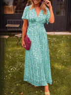 Elis – Vestido largo y vaporoso con estampado floral