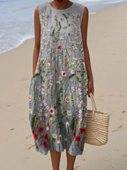 Cara™ | Vestido Midi Wildflower