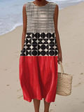 Jane™ | Vestido Midi Color Block