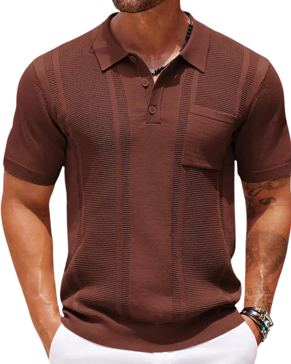 Elegantní pánské polo Abu Dhabi z prémiové tkaniny
