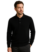 Pánské polo 100% kašmír – přiléhavý střih
