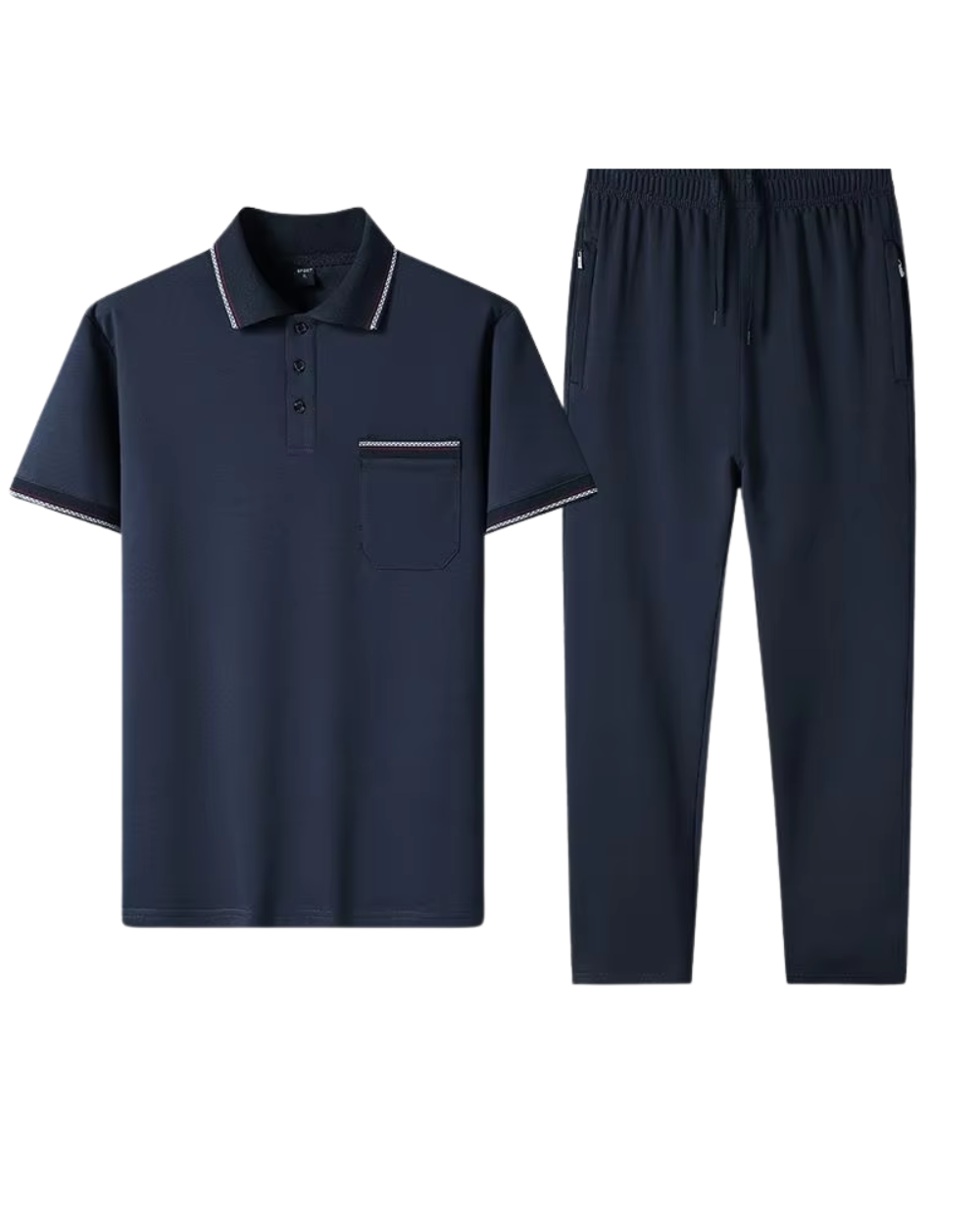 Elegantní dámský dvoudílný polo set