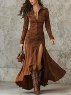 Elegantní dlouhé šaty Adriana v romantickém stylu