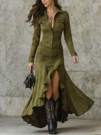 Elegantní dlouhé šaty Adriana v romantickém stylu