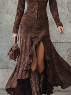 Elegantní dlouhé šaty Adriana v romantickém stylu