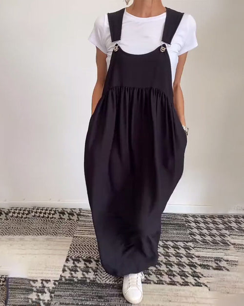 Cholula™ Vestido Casual con Tirantes Ajustables Lisos