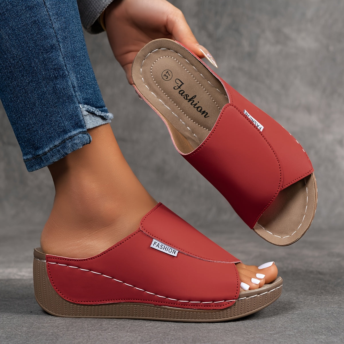 India Sandalias con Arco Plantar Confort
