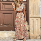 Elegantní boho maxi šaty z lehké viskózy