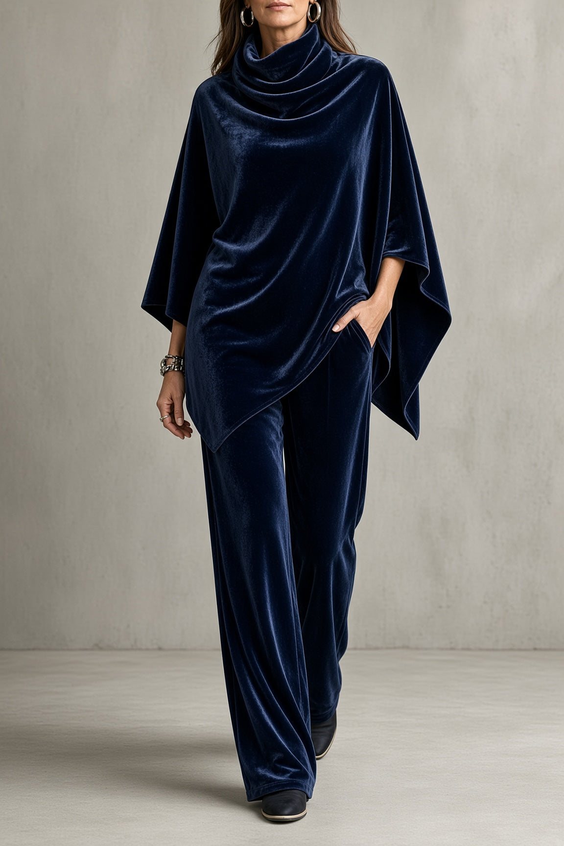 Donatella | Conjunto de Terciopelo Drapeado