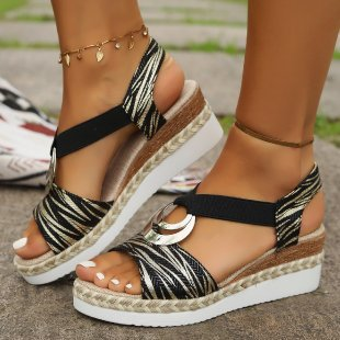Sandalias Cómodas Ergonómicas con Tacón Cuña
