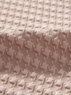 Set – kubánská košile jacquard kohoutí stopa a lněné kalhoty