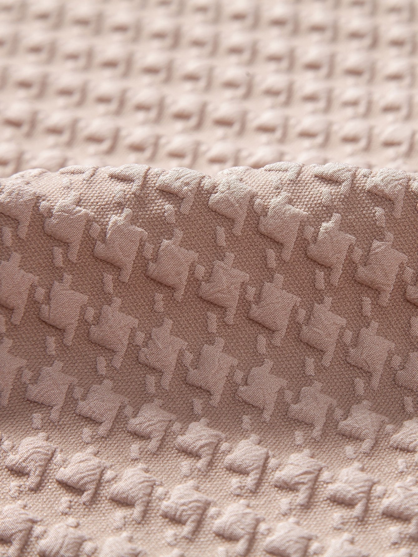 Set – kubánská košile jacquard kohoutí stopa a lněné kalhoty