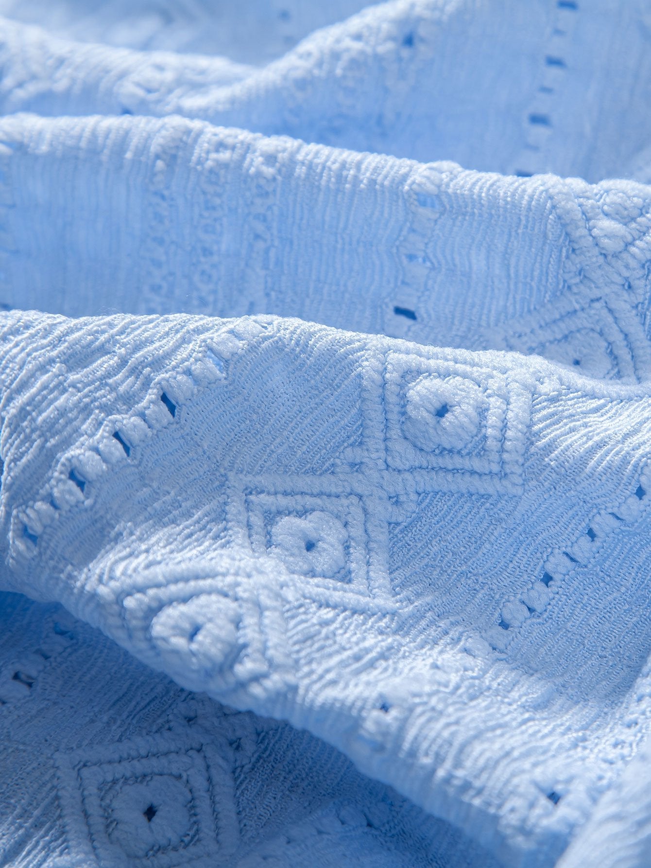 Set – kubánská jacquard košile a rovné lněné kalhoty