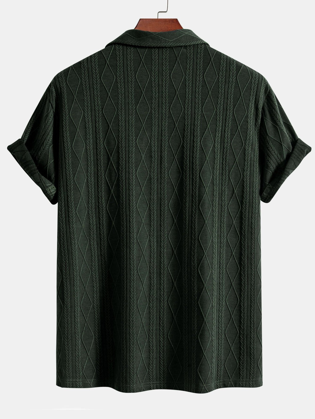 Set – kubánská jacquard košile a rovné kalhoty