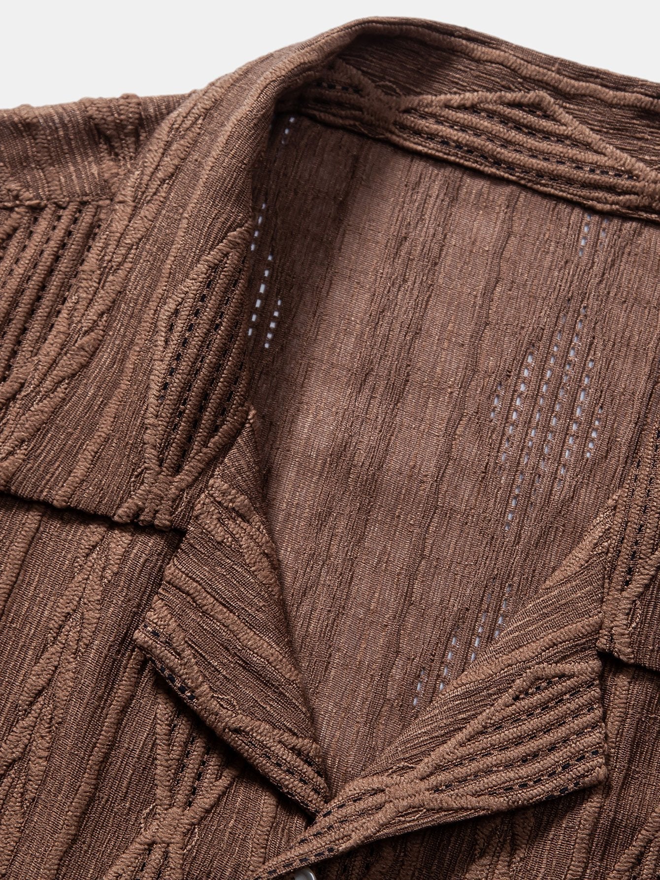 Set – kubánská jacquard košile a texturované šortky