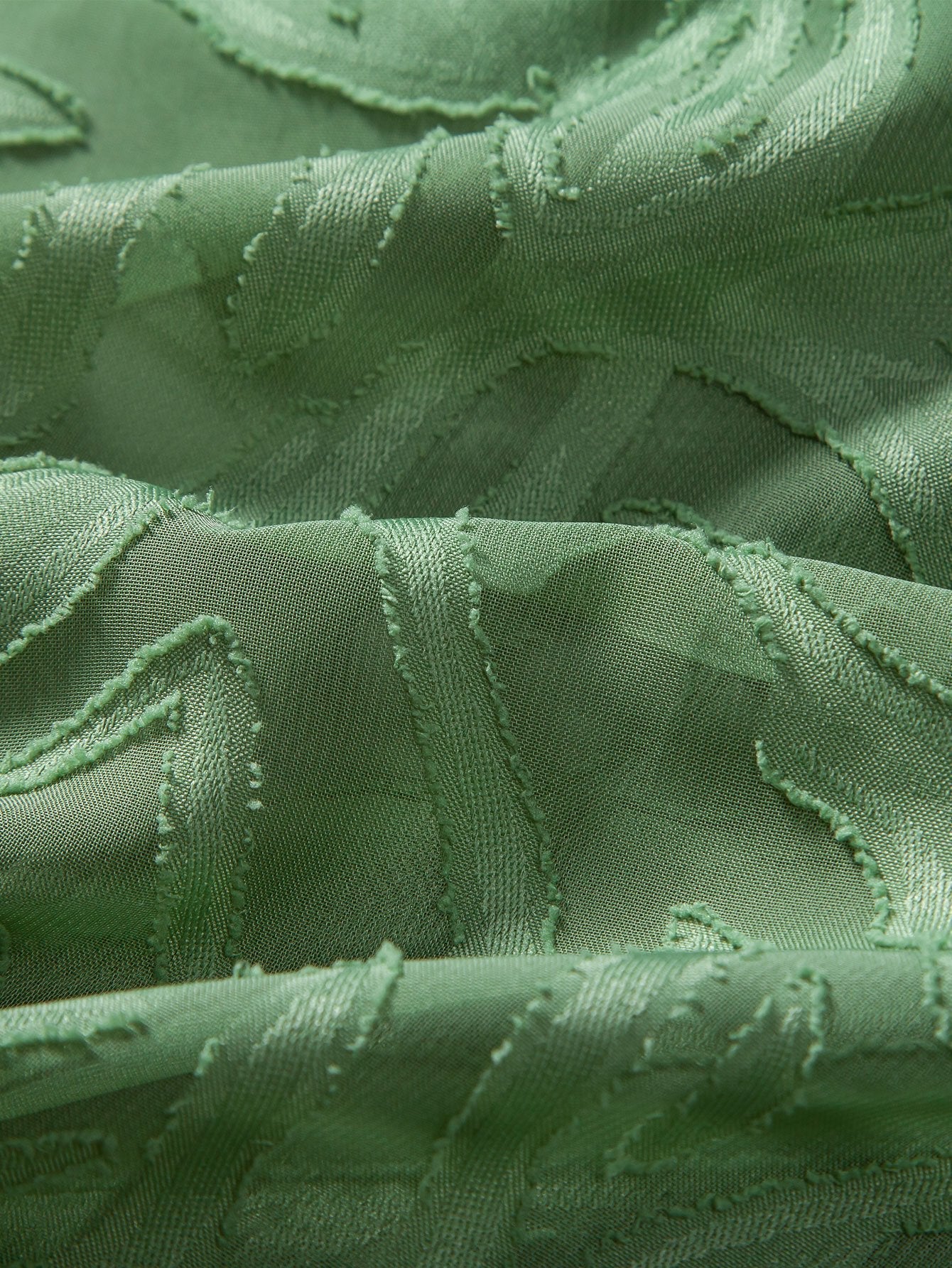Set – kubánská jacquard košile a rovné lněné kalhoty