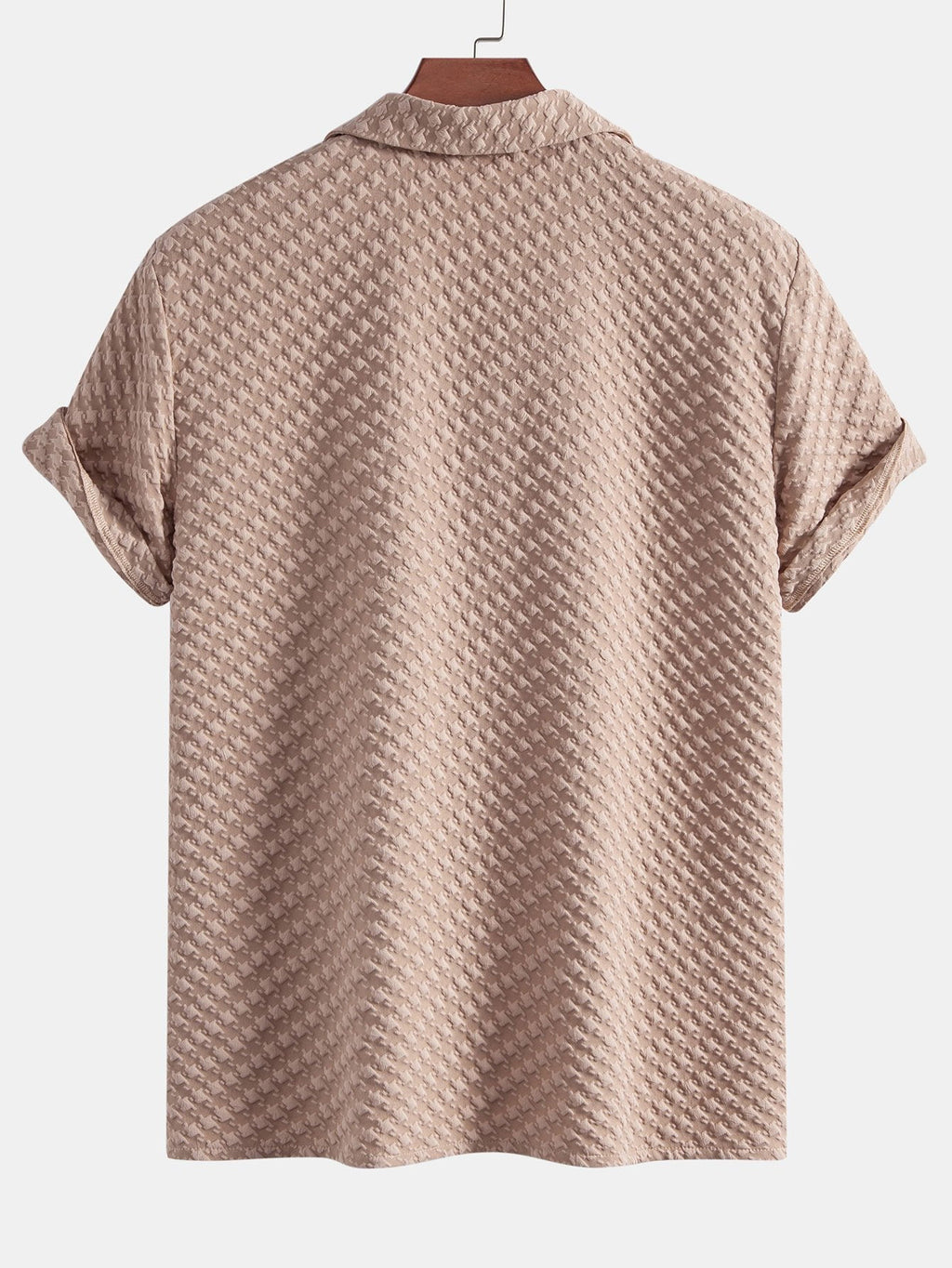 Set – kubánská košile jacquard kohoutí stopa a lněné kalhoty