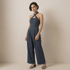 Bianca | Lněno-bavlněný set s elegantním překříženým výstřihem