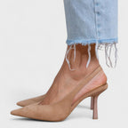 Dámský slingback s tenkým podpatkem – elegantní