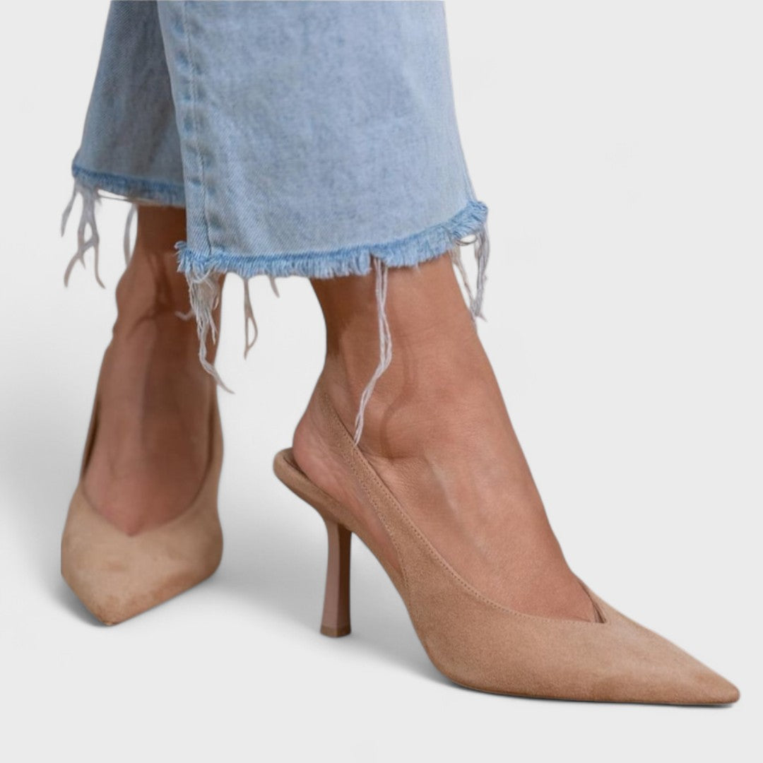 Dámský slingback s tenkým podpatkem – elegantní
