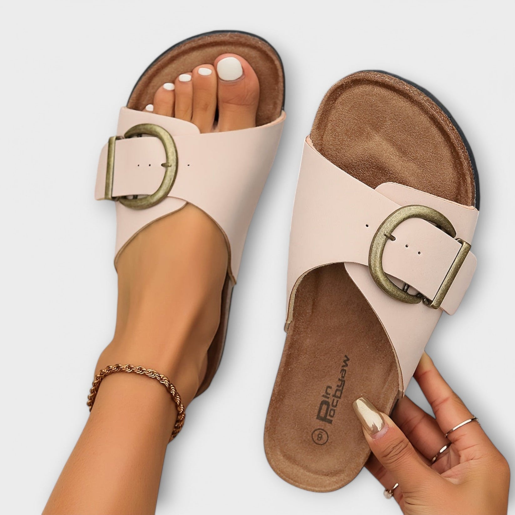 Sandalia Mujer Cómoda con Plantilla Ergonómica