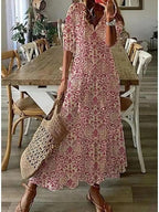 Elegantní boho splývavé šaty pro ženy