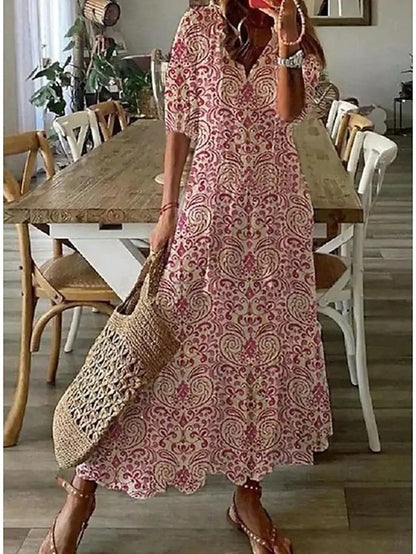 Elegantní boho splývavé šaty pro ženy